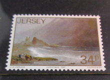 Load image into Gallery viewer, 1987 JERSEY CHRISTMAS DECIMAL STAMPS X 4 MNH IN STAMP HOLDER
