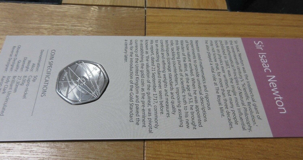 2017 ROYAL MINT BUnc £2 Coin Aviation,Jane Austen,Britannia ISSAC NEWTON CANUTE