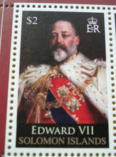 Load image into Gallery viewer, 1901-1910 EDWARD VII $2 SOLOMON ISLANDS ROYAL MAIL STAMPS - 8 STAMP SHEET MNH
