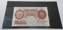 Load image into Gallery viewer, 1950 BANK OF ENGLAND MARCH 1950 O&#39;BRIEN UNC 10 SHILLING BANK NOTE J86Y 121623
