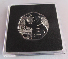 Load image into Gallery viewer, 2018 PADDINGTON AT BUCKINGHAM PALACE QEII BUNC 50P FIFTY PENCE COIN QUAD CAP COA
