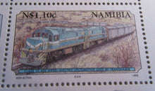 Load image into Gallery viewer, 1995 CENTENARY OF RAILWAYS IN NAMIBIA MINI SHEET OF 4 STAMPS MNH
