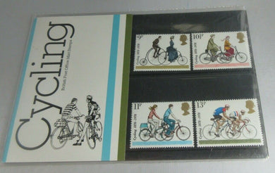 1978 CYCLING BRITISH POST OFFICE MINT STAMPS PRESENTATION PACK