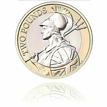 Load image into Gallery viewer, 2021 UK £5 £2 £1 50p BU Coins John H.G. Wells Sir Walter Scott sealed RM Card
