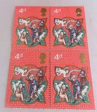 Load image into Gallery viewer, VARIOUS CHRISTMAS STAMPS X 9 MNH 1966 1968 &amp; 1970 IN CLEAR FRONTED STAMP HOLDER
