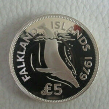 Load image into Gallery viewer, FALKLAND CONSERVATION 1979 ROYAL MINT SILVER PROOF £10 &amp; £5 POUND MINT CONDITION

