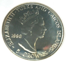 Load image into Gallery viewer, 1998 DIANA PRINCESS OF WALES 1961-1997 BUNC 5 CROWN  COIN PNC STAMP &amp; POSTMARK
