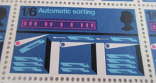 Load image into Gallery viewer, 1969 AUTOMATIC SORTING 1/6 BLOCK OF 30 X STAMPS MNH WITH TRAFFIC LIGHTS
