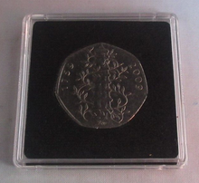 Load image into Gallery viewer, 2009 Kew Gardens UK Royal Mint 50p Circulated Very Rare In Quad Cap + Box
