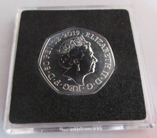 Load image into Gallery viewer, 2019 PADDINGTON TOWER OF LONDON QEII BUNC 50P FIFTY PENCE COIN QUAD CAP &amp; COA
