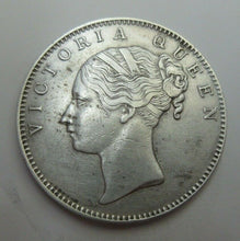 Load image into Gallery viewer, 1840 QUEEN VICTORIA 1 RUPEE SILVER COIN EAST INDIA COMPANY
