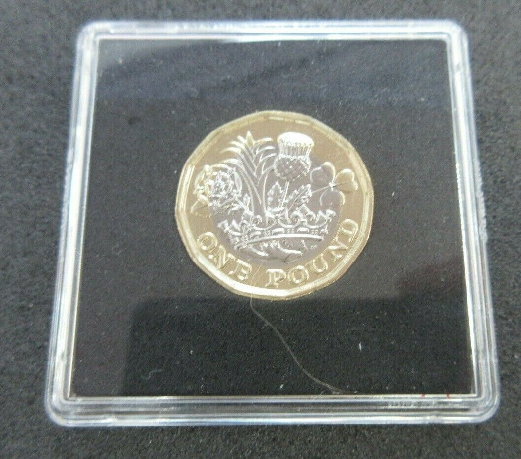 2017 ROYAL MINT £1 COIN BUNC FIRST YEAR OF ISSUE IN LIGHTHOUSE QUAD CAP OR BOXED