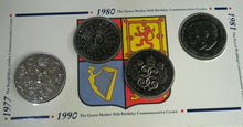 Load image into Gallery viewer, QUEEN ELIZABETH II CROWN COLLECTION 1953-1990 ROYAL MINT EIGHT COIN PACK
