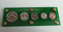 Load image into Gallery viewer, USA 1961 SPECIMIN PROOF SET 4 .900 SILVER AND A COPPER 1 CENT US MINT
