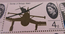 Load image into Gallery viewer, 1965 QEII BATTLE OF BRITAIN 1940 4d 16 x PRE DECIMAL STAMPS MNH IN STAMP HOLDER
