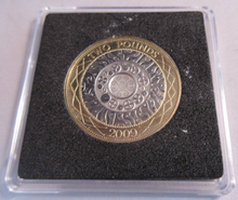 Load image into Gallery viewer, 2009 SHOULDERS OF GIANTS QEII BUNC £2 TWO POUND COIN WITH QUAD CAPSULE &amp; COA
