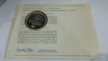 Load image into Gallery viewer, 1977 Birth of Jorgen Bronlund INT&#39;L Society of Postmasters Silver Proof Medal
