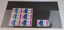 Load image into Gallery viewer, 1964 QEII 3d FOURTH ROAD BRIDGE 7 x PRE DECIMAL STAMPS MNH IN STAMP HOLDER
