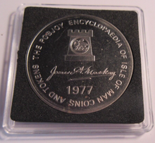 Load image into Gallery viewer, JAMES A MACKAY POBJOY ENCYCLOPAEDIA BUNC MEDALLION  QUAD CAPSULE &amp; COA
