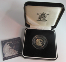 Load image into Gallery viewer, 2007 BRITANNIA SILVER PROOF 1/10 OZ 20p COIN FROM ROYAL MINT BOX &amp; COA
