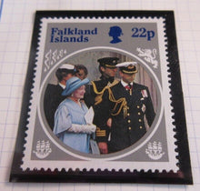 Load image into Gallery viewer, 1985 HMQE QUEEN MOTHER 85th ANNIV COLLECTION FALKLAND ISLANDS STAMPS ALBUM SHEET
