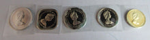 Load image into Gallery viewer, 1973 BAHAMA ISLANDS COIN OF THE REALM 5 COIN SET WITH POUCH AND COA
