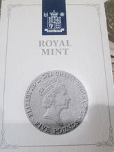 Load image into Gallery viewer, UK 1990 Queen Mother 90th Birthday BUnc £5 Crown Royal Mint Pack sealed
