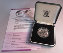 Load image into Gallery viewer, 1995 £2 PEACE DOVE AFTER WWII SILVER PROOF TWO POUND COIN BOXED IN RM BOX
