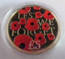 Load image into Gallery viewer, FIRST WORLD WAR CENTENARY POPPY COIN COLLECTION JERSEY 2014-2018 BOX &amp; COA
