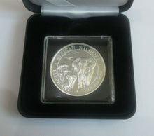 Load image into Gallery viewer, 2015 AFRICA WILDLIFE ELEPHANT 100 SHILLINGS 1oz .999 BU silver in Quad Box
