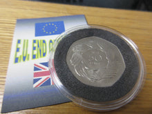 Load image into Gallery viewer, Royal Mint 1973 BUnc Coin FIFTY Pence 50p JOINING EEC BREXIT OUT OF EU CAPED/COA
