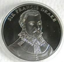 Load image into Gallery viewer, SIR FRANCIS DRAKE MEDALLION IN CLEAR CAPSULE
