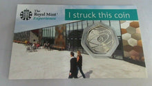 Load image into Gallery viewer, 2018 SIR ISAAC NEWTON I STRUCK THIS COIN BUNC 50P IN ROYAL MINT PACK
