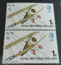 Load image into Gallery viewer, 1918-1968 ROYAL AIR FORCE 1 SHILLING 7 X STAMPS MNH
