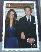 Load image into Gallery viewer, 2011 ROYAL WEDDING WILLIAM &amp; CATHERINE 29 APRIL 2011 FIJI MINIATURE SHEET MNH
