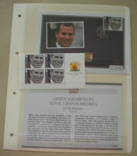 Load image into Gallery viewer, 2009 QE II&#39;S ROYAL GRANDCHILDREN - PETER PHILLIPS STAMP COVER/ 4 MNH STAMPS/INFO
