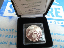 Load image into Gallery viewer, 1995 SEYCHELLES REP 25 Rupees United Nations For Peace Dove Silver Proof Coin
