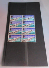 Load image into Gallery viewer, 1968 TARR STEPS PREHISTORIC 4d BLOCK OF 8 STAMPS MNH INCLUDES STAMP HOLDER
