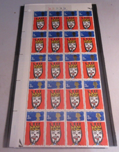 Load image into Gallery viewer, 1966 CHRISTMAS CHILDRENS PAINTINGS KING OF THE ORIENT 3d HALF SHEET STAMPS MNH
