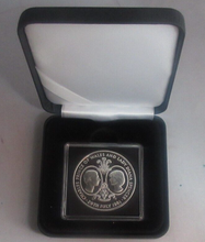 Load image into Gallery viewer, 1981 Charles and Diana Royal Wedding Silver Proof 25p Crown TDC Coin Boxed
