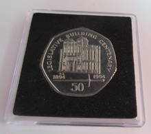 Load image into Gallery viewer, 1994 QEII LEGISLATIVE BUILDING CENTENARY MINT MARK AA FIFTY PENCE COIN BOX &amp; COA
