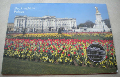 2014 BUCKINGHAM PALACE MEDAL COVER ON INFO CARD - NO STAMPS