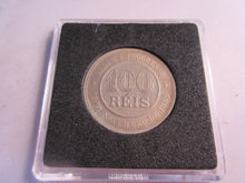 Load image into Gallery viewer, 1898 BRAZIL 100 REIS COIN UNC IN QUADRANT CAPSULE
