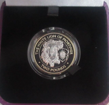 Load image into Gallery viewer, 2021 Queens Beasts £2 Silver proof coin The White Lion of Mortimer Only 475!
