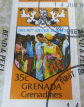 Load image into Gallery viewer, QEII SILVER JUBILEE GRENADA GRENADINES COMMEMORATIVE SELF ADHESIVE STAMP BOOKLET
