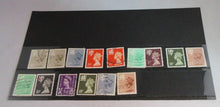 Load image into Gallery viewer, WALES LOW VALUE DEFINITIVE ISSUE STAMPS WITH CLEAR FRONTED STAMP HOLDER
