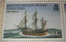 Load image into Gallery viewer, HMS ENDEAVOUR SEAFARING &amp; EXPLORATION BRITISH INDIAN OCEAN TERRITORY STAMPS MNH
