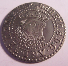 Load image into Gallery viewer, HENRY VIII HALF GROAT &amp; ELIZABETH I SIXPENCE RE-STRIKES
