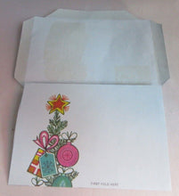 Load image into Gallery viewer, AIR MAIL LETTER QUEEN ELIZABETH II CHRISTMAS 10 1/2p UNUSED
