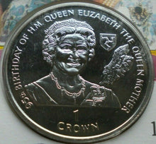 Load image into Gallery viewer, 1995 95TH BIRTHDAY HER MAJESTY QE THE QUEEN MOTHER 1 CROWN COIN COVER PNC
